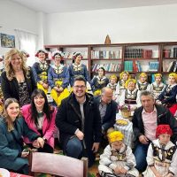 Η επίσκεψη του υποψηφίου Βουλευτή του ΠΑΣΟΚ -ΚΙΝΑΛ σε χωριά της Κοζάνης για το έθιμο των λαζαρίνων