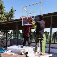 Προμήθεια και τοποθέτηση αθλητικού εξοπλισμού (Μπασκέτες), σε υπαίθριους αθλητικούς χώρους Σχολείων του Δήμου Εορδαίας