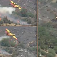 Συντριβή Canadair στην Κάρυστο: Νεκροί οι 2 χειριστές – Η ανακοίνωση του ΓΕΑ