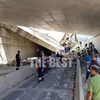 Κατέρρευσε τμήμα γέφυρας στην Πάτρα: Ένας νεκρός και ένας σοβαρά τραυματίας από την πτώση της γέφυρας -Φόβοι για εγκλωβισμένους
