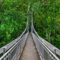 Η κρεμαστή γέφυρα των Τεμπών πριν από δύο χρόνια -Του Αργύρη Καραμούζα