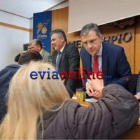 Χαλκίδα: Πλήθος κόσμου με «βροχή» ερωτήσεων και απαντήσεων από τον Γιώργο Αυτιά στο Επιμελητήριο Εύβοιας – Δείτε τα βίντεο