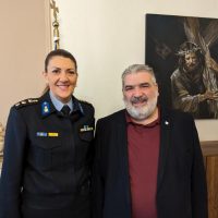 Επίσκεψη της νέας Διοικήτριας της Πυροσβεστικής Σχολής Πτολεμαΐδας στον Δήμαρχο Εορδαίας