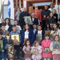 Με τη συμμετοχή παιδιών η λιτάνευση των ιερών εικόνων στη γιορτή της Ορθοδοξίας στον Άγιο Διονύσιο Βελβεντού – Του π. Κωνσταντίνου Ι. Κώστα Παπαδάσκαλου