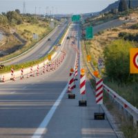 Ημαθία: Κλειστή μία λωρίδα κυκλοφορίας στην Εγνατία Οδό λόγω μεταφοράς ανεμογεννητριών