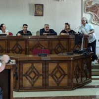 Γερμανοί μαθητές στο Δημαρχείο Εορδαίας, στο πλαίσιο του προγράμματος “Πολιτισμός Μνήμης: Πύργοι-Μεσόβουνο-Ερμακιά»