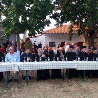 Ο Θεοφιλέστατος Επίσκοπος Αμφιπόλεως κ. Χριστοφόρος στον πανηγυρικό Αρχιερατικό Εσπερινό στην Αγία Παρασκευή Μοσχοχωρίου