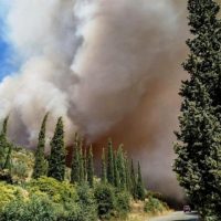 Εύβοια: Μεγάλη φωτιά κοντά σε σπίτια – Εκκενώνονται τρία χωριά