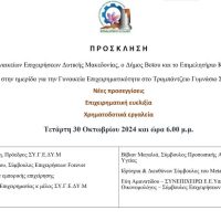 Δήμος Βοΐου: Ημερίδα με θέμα την Γυναικεία Επιχειρηματικότητα