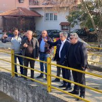 Στις εργασίες που εκτελούνται στο ρέμα Μηλοχωρίου ο Περιφερειάρχης Γιώργος Αμανατίδης