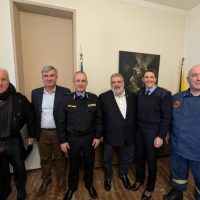 Εθιμοτυπική επίσκεψη του Διοικητή της Περιφερειακής Διοίκησης Πυροσβεστικών Υπηρεσιών Δυτικής Μακεδονίας στο Δημαρχείο Εορδαίας