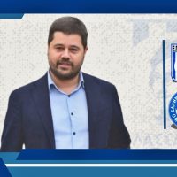 Ο Πρόεδρος της ΕΠΟ κ. Μάκης Γκαγκάτσης στην κοπή της πίτας της ΕΠΣ Κοζάνης
