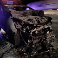 Κάηκε ολοσχερώς αυτοκίνητο στην Εγνατία στο ύψος της Καλαμιάς – Άμεση επέμβαση της Πυροσβεστικής – Δείτε βίντεο και φωτογραφίες