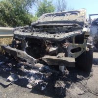 Κάηκε ολοσχερώς ΙΧ αυτοκίνητο στην είσοδο των Πετρανών Κοζάνης – Δείτε φωτογραφίες & βίντεο