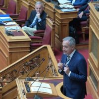 Εισηγητής σε δύο νομοσχέδια του Υπουργείου Εθνικής Άμυνας, για την κύρωση διεθνών συμφωνιών της Ελλάδας, ο βουλευτής ΠΕ Κοζάνης Στάθης Κωνσταντινίδης.