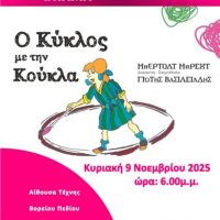 ‘Ο Κύκλος με την Κούκλα’: ΤΟ ΒΟΡΕΙΟ ΠΕΔΙΟ φιλοξενεί μια εξαιρετική παράσταση για μικρούς και μεγάλους από το ΟΝΕΙΡΟΔΡΑΜΑ
