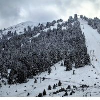 Φλώρινα: Στα λευκά οι πίστες του χιονοδρομικού κέντρου Βίγλας – Πισοδερίου