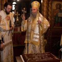 Ο Θεοφιλέστατος Επίσκοπος Αμφιπόλεως κ. Χριστοφόρος στον πανηγυρίζοντα Άγιο Διονύσιο εν Ολύμπω στο Βελβεντό