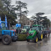 Μπλόκο Φιλώτα: Πορεία με τρακτέρ στο Αμύνταιο και 48ωρος αποκλεισμός της Εγνατίας