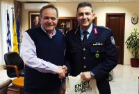 Επισκέψεις του Ταξίαρχου Ν. Έξαρχου στον Αντιπεριφερειάρχη και Δήμαρχο Γρεβενών