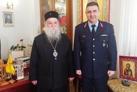 Εθιμοτυπική επίσκεψη του Ταξίαρχου Ν. Εξάρχου στον Μητροπολίτη Γρεβενών