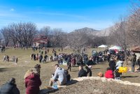 Πλήθος κόσμου την Καθαρά Δευτέρα στο πάρκο ελαφιών Αγίου Παντελεήμονα στον Άγιο Δημήτριο Κοζάνης