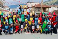 Συμμετοχή του Δ’ Ψυχογηριατρικού Οικοτροφείου «Αλκυόνη» της Ε.Ψ.Υ.Κ.Α. στην αποκριάτικη παρέλαση Σερβίων