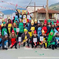 Συμμετοχή του Δ’ Ψυχογηριατρικού Οικοτροφείου «Αλκυόνη» της Ε.Ψ.Υ.Κ.Α. στην αποκριάτικη παρέλαση Σερβίων