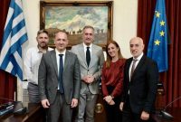 Στελέχη της περιοχής στη συνεδρίαση της ειδικής μόνιμης επιτροπής οδικής ασφάλειας