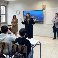 Επίσκεψη Υπουργού Παιδείας Σοφίας Ζαχαράκη στην Π.Ε. Καστοριάς