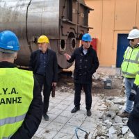 Σε πλήρη εξέλιξη οι εργασίες αντικατάστασης των παλαιών ανενεργών λεβήτων με νέους, στις εγκαταστάσεις της ΔΕΥΑΚ στον Κασλά