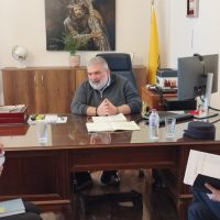 Επίσκεψη του Διοικητή των Πυροσβεστικών Ακαδημιών Ελλάδας Υποστράτηγου Π. Κυπριωτέλλη στον Δήμαρχο Εορδαίας