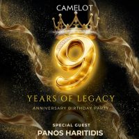 Camelot Coffees & Spirit : 9 χρόνια κοντά σας -Γενέθλιο πάρτι με τον Πάνο Χαριτίδη – Μην το χάσετε !