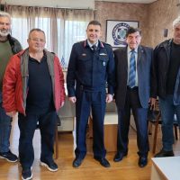 Συνάντηση του συλλόγου Αποστράτων Σωμάτων ασφαλείας Κοζάνης με τον Ταξίαρχο κ. Νικόλαο Έξαρχο