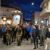 Πλήθος πιστών στη Λιτάνευση της Ιερής Εικόνας της Παναγίας Ζιδανιώτισσας – Δείτε φωτογραφίες και βίντεο