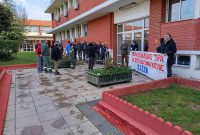 Κινητοποίηση διαμαρτυρίας πραγματοποιήθηκε από το ΣΕΕΕΝ στο Νότιο Πεδίο στην ΔΕΗ ΑΕ