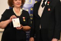 Με το Χρυσό Μετάλλιο της Φλόγας της Ειρήνης τιμήθηκε η Ησαΐα Τσαουσίδου από το Καπνοχώρι Κοζάνης