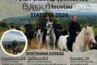 Στη Σιάτιστα η 15η Πανελλήνια Συνάντηση Φίλων Ελεύθερης Ιππασίας