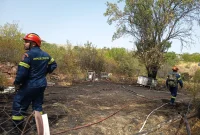 Φωτιά έξω από την Κοζάνη – Κίνδυνος για σπίτια και κτήματα – «Καμπανάκι» για τα ξερά χόρτα