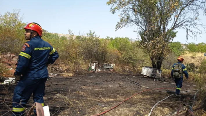 Φωτιά έξω από την Κοζάνη – Κίνδυνος για σπίτια και κτήματα – «Καμπανάκι» για τα ξερά χόρτα
